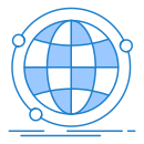 external Internet-Globe-3d-pring-and-communication-flatarticons-blue-flatarticons icon
