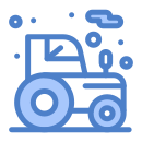 external Tractor-agriculture-flatarticons-blue-flatarticons icon