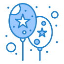 external balloon-easter-flatarticons-blue-flatarticons icon