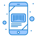 external barcode-shopping-and-commerce-flatarticons-blue-flatarticons icon