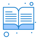 external book-stay-at-home-flatarticons-blue-flatarticons icon
