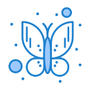 external butterfly-world-cancer-awareness-flatarticons-blue-flatarticons icon