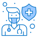 external doctor-coronavirus-superhero-flatarticons-blue-flatarticons-3 icon