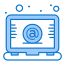external email-communication-and-media-flatarticons-blue-flatarticons icon