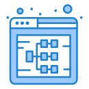 external flowchart-ux-and-ui-flatarticons-blue-flatarticons icon
