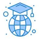 external graduation-cap-online-learning-flatarticons-blue-flatarticons icon