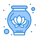 external lotus-holi-flatarticons-blue-flatarticons icon