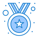 external medal-canada-independence-day-flatarticons-blue-flatarticons icon