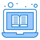 external online-library-stay-at-home-flatarticons-blue-flatarticons icon