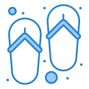 external slippers-hotel-services-flatarticons-blue-flatarticons icon
