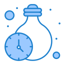 external time-management-smart-home-flatarticons-blue-flatarticons icon
