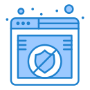 external unsecure-hacking-flatarticons-blue-flatarticons icon