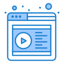 external video-tutorial-marketing-seo-flatarticons-blue-flatarticons icon