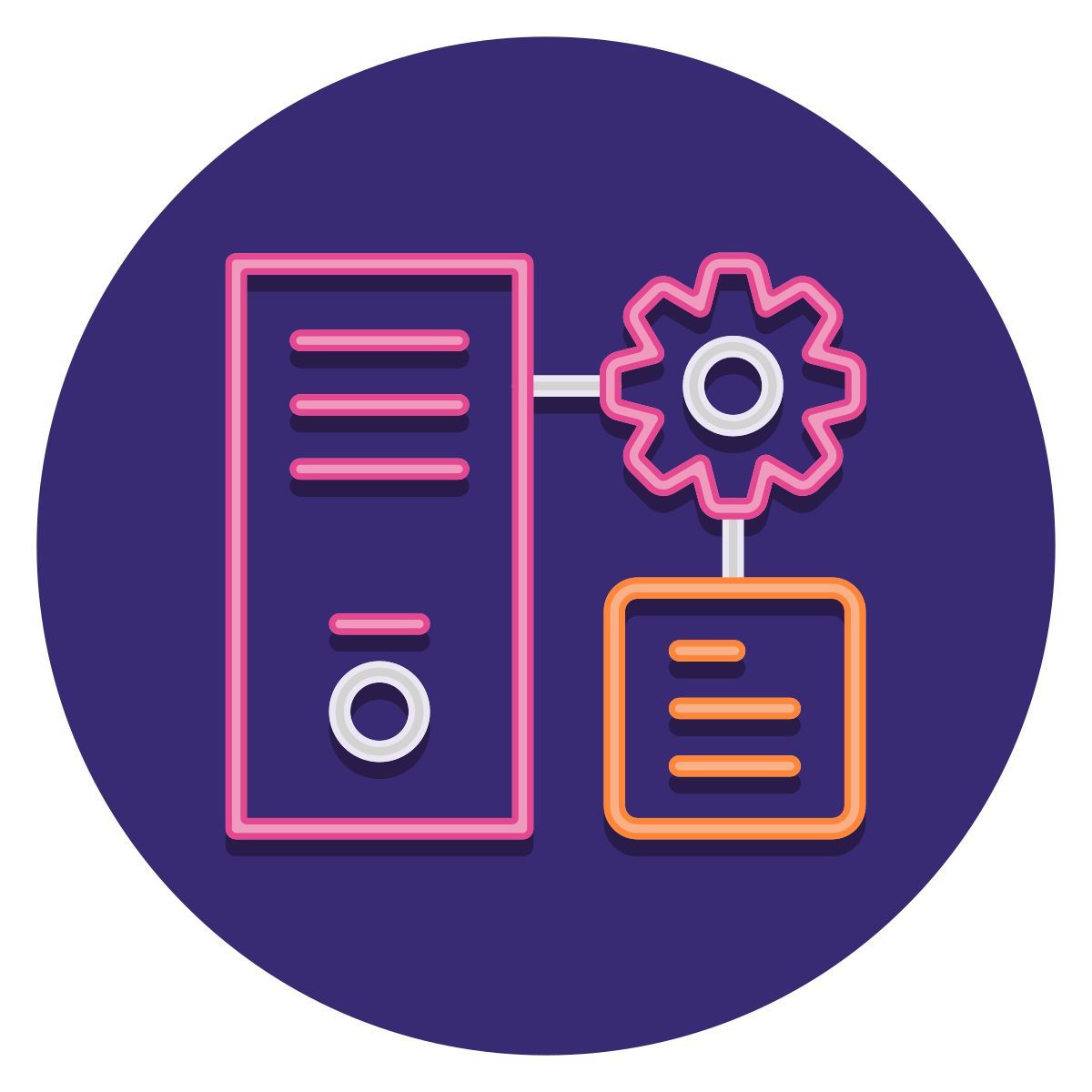 data processing icon