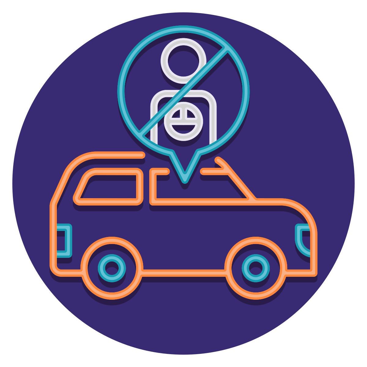 carro autônomo icon