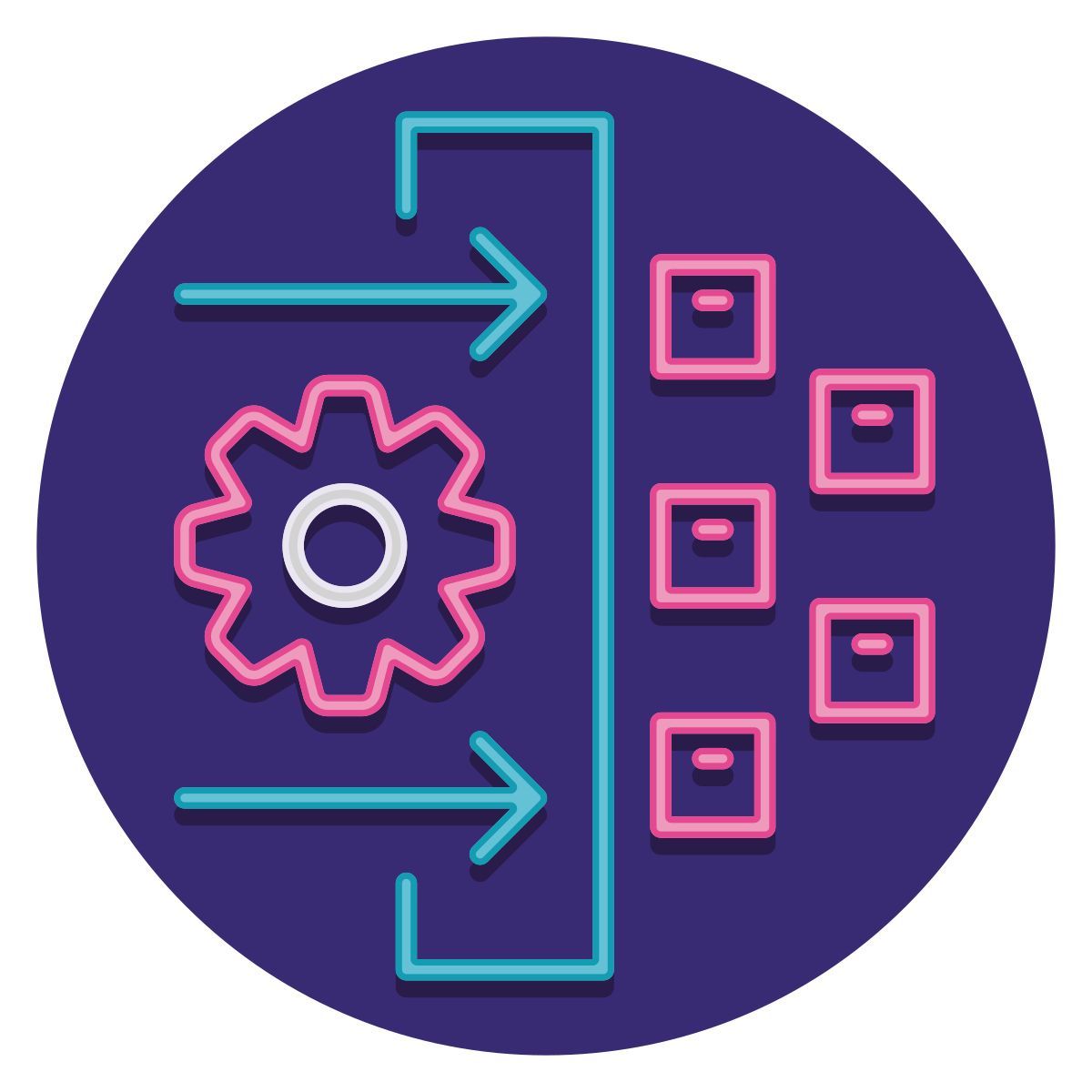 output icon