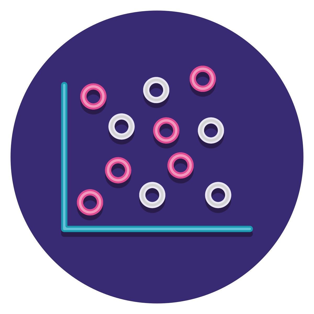 scatter plot icon