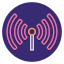 external broadcaster-live-streaming-flaticons-flat-circular-flat-icons icon