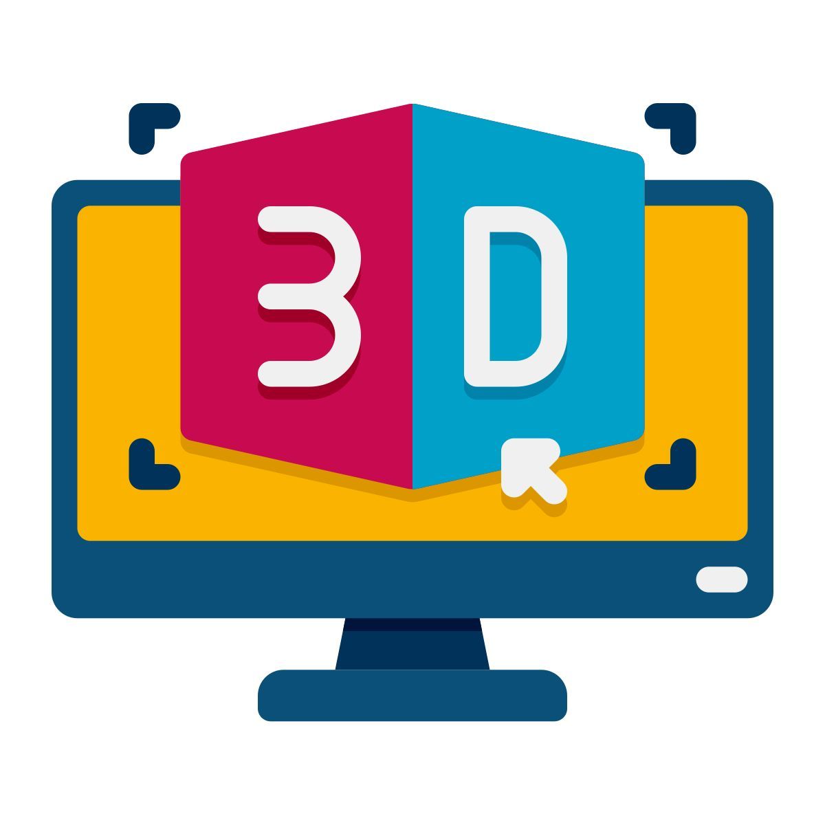 3d modeling icon