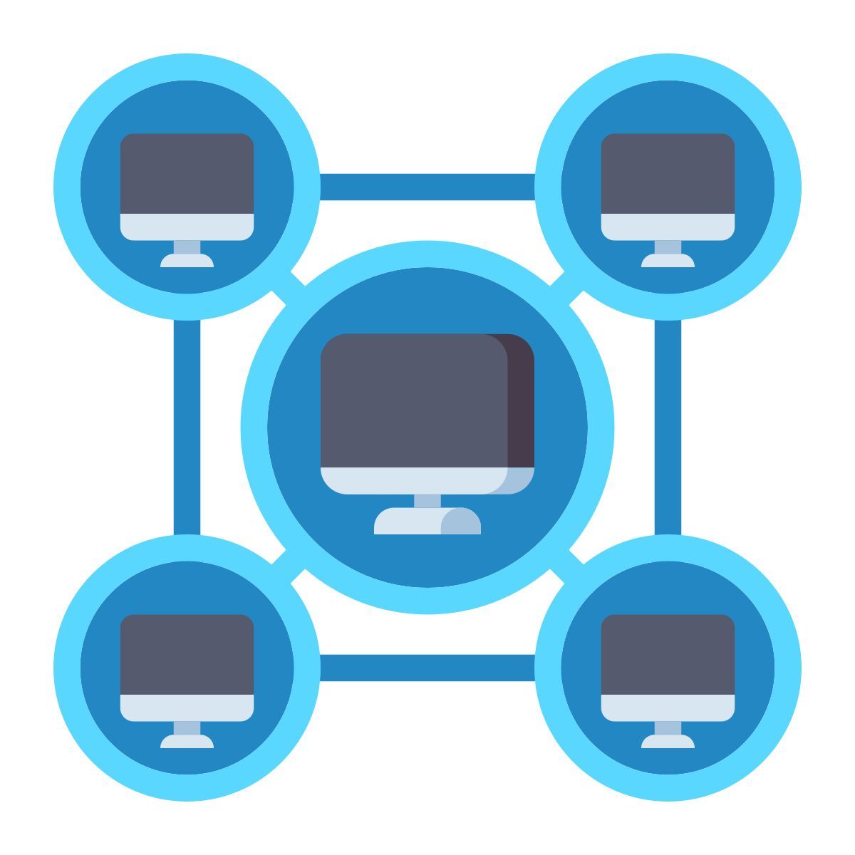 cluster computing icon