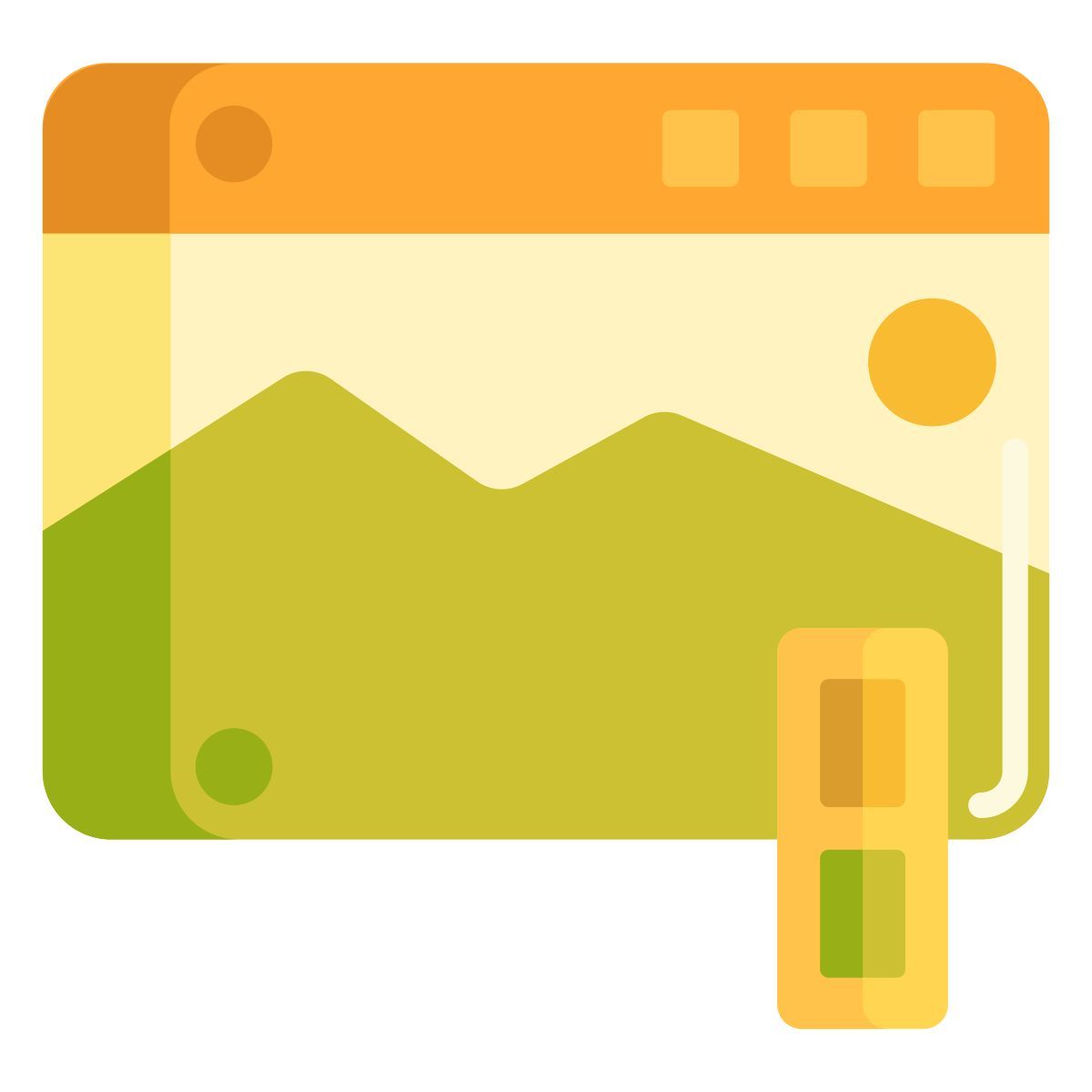 corrección de color icon