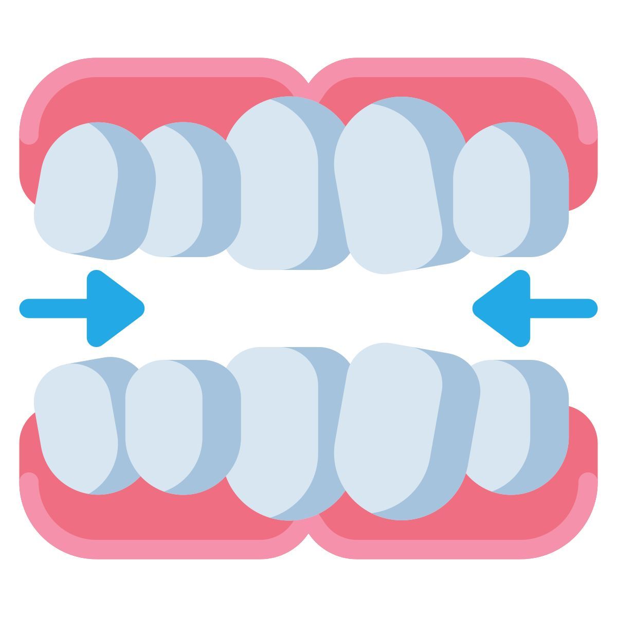 dientes apiñados icon