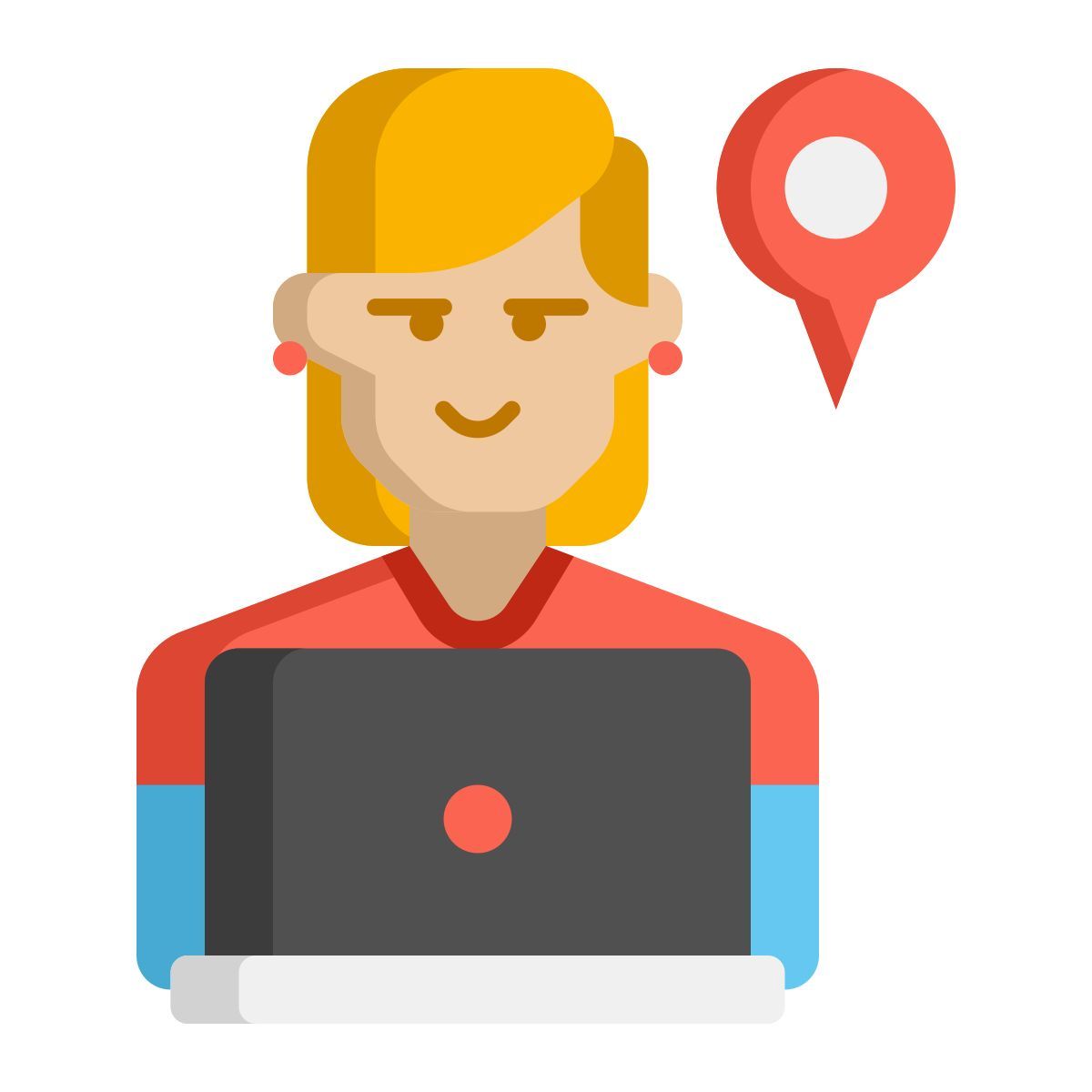 digital nomad icon