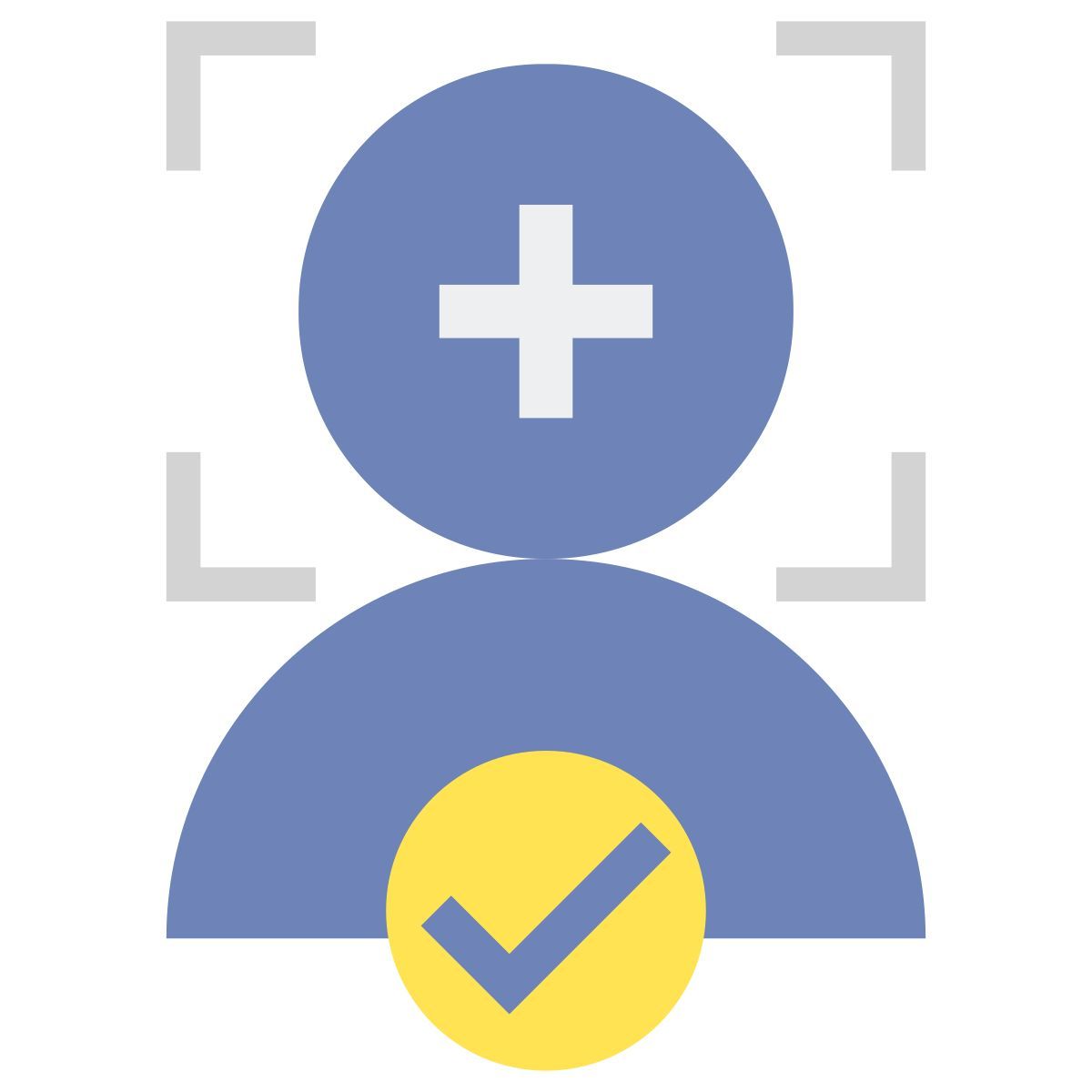 面部识别扫描 icon