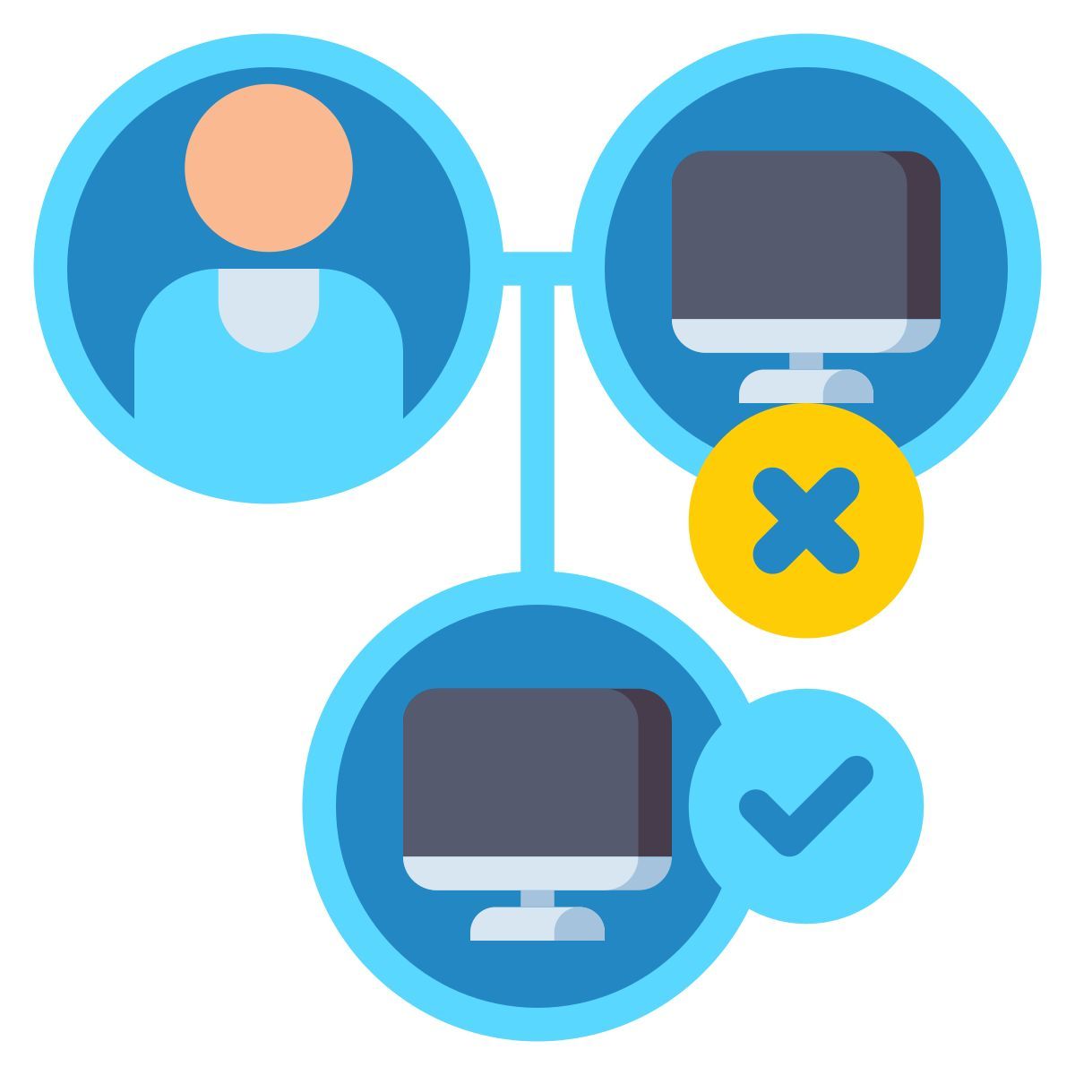 conmutación por error icon