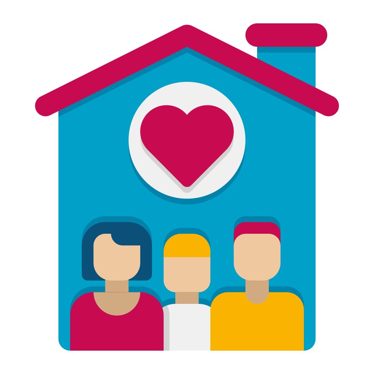 famiglia uomo donna icon