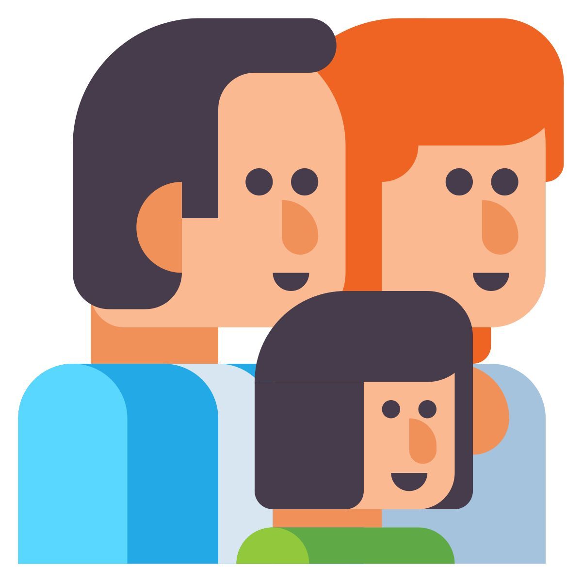 famiglia uomo donna icon