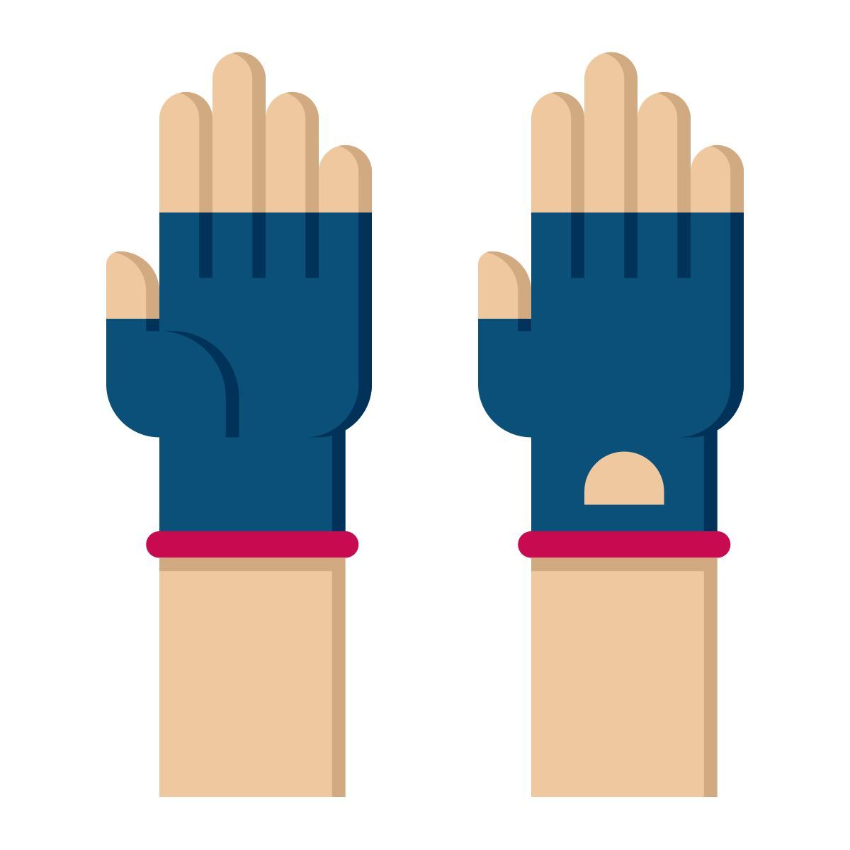 손가락 없는 장갑 icon