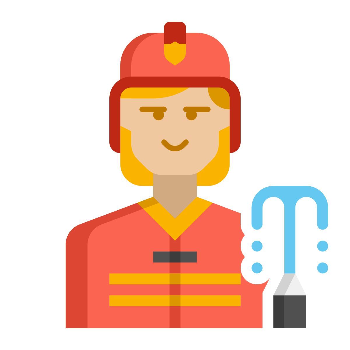 uomo vigile del fuoco icon