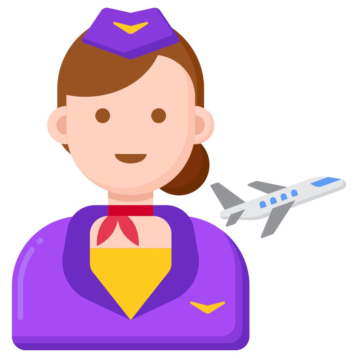 flight attendant icon