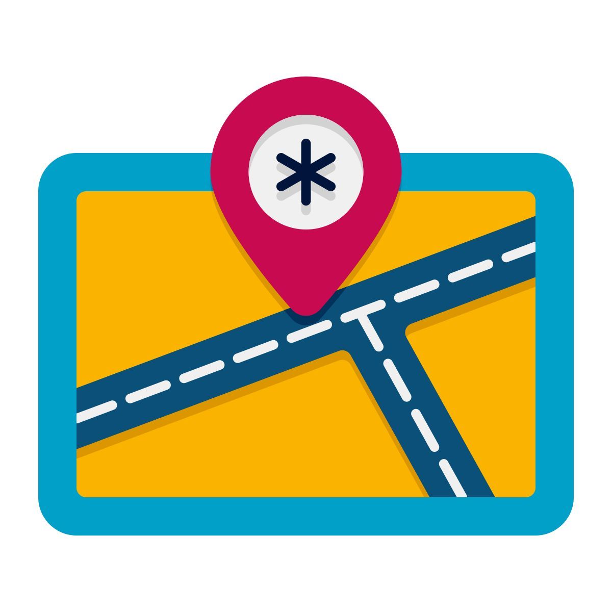navegación gps icon