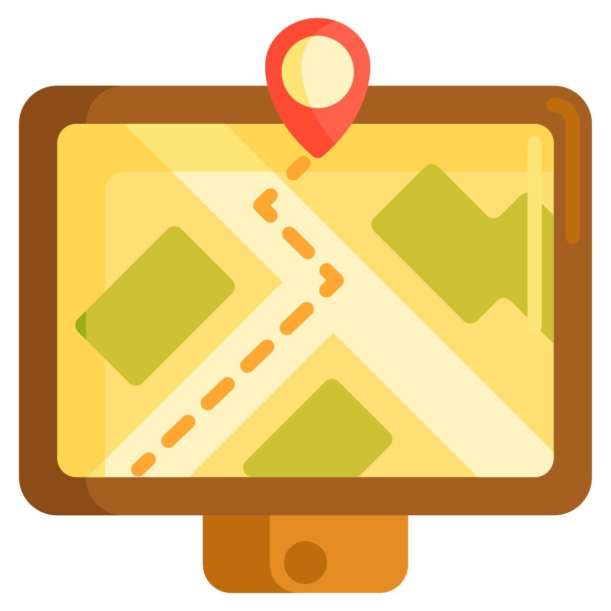 geographisches positionierungs system icon