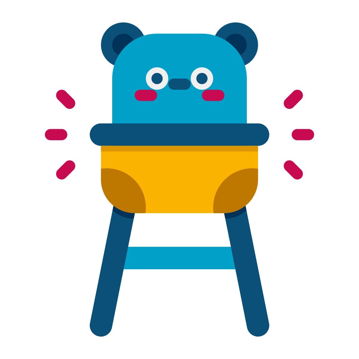 high chair icon