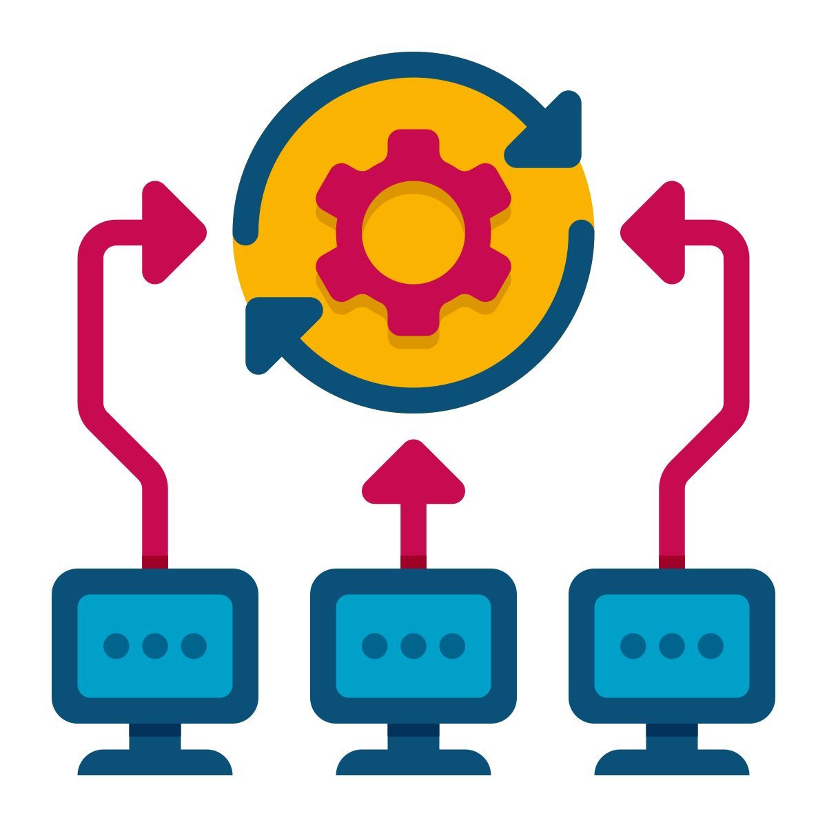 computer integration icon