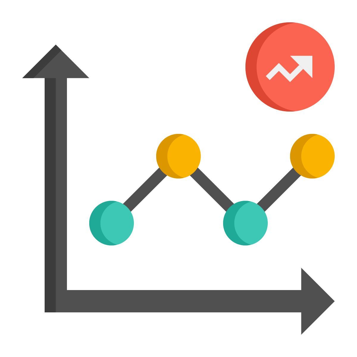 Gráfico de linha icon