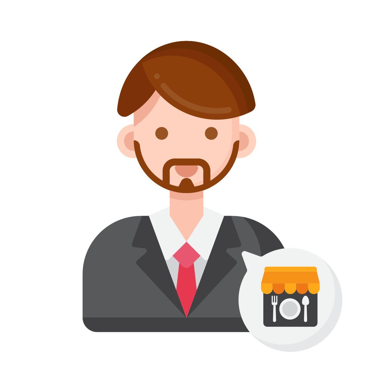 restaurant manager icon