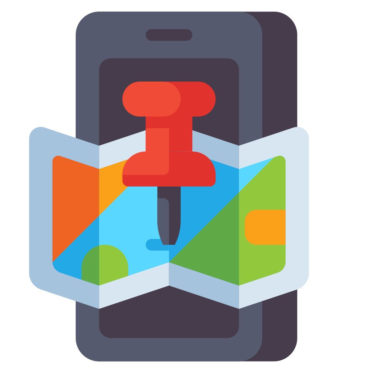 carte et localisation icon