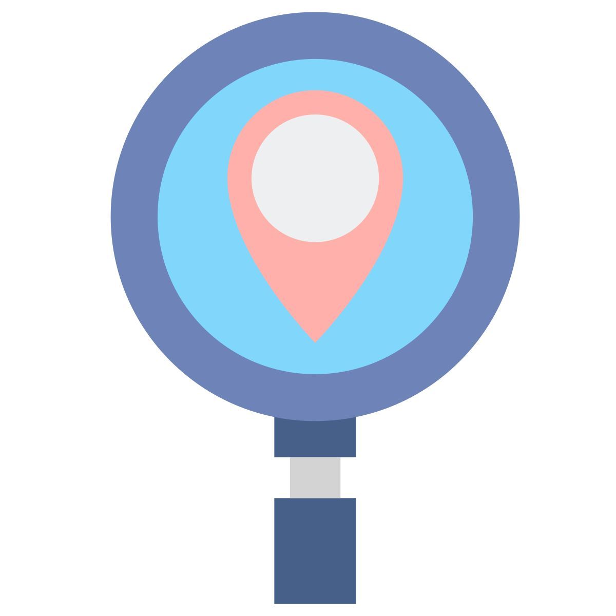 emplacement de recherche icon