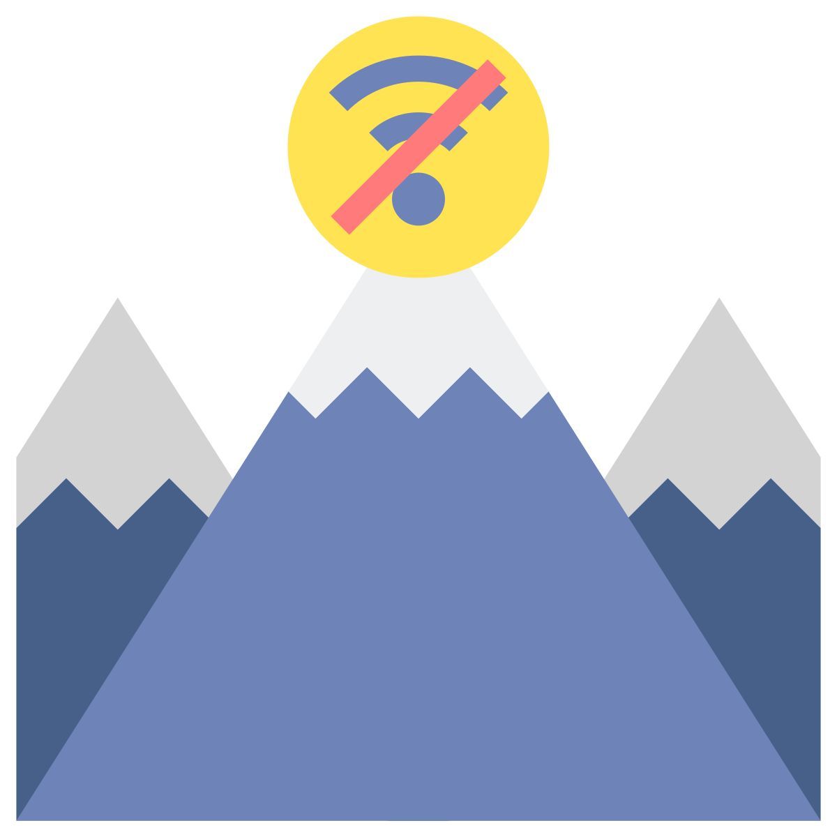 pas de signal icon