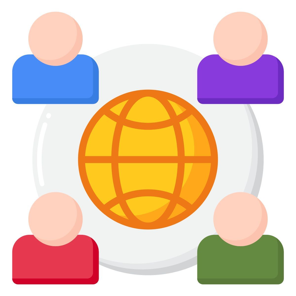 comunidad en línea icon