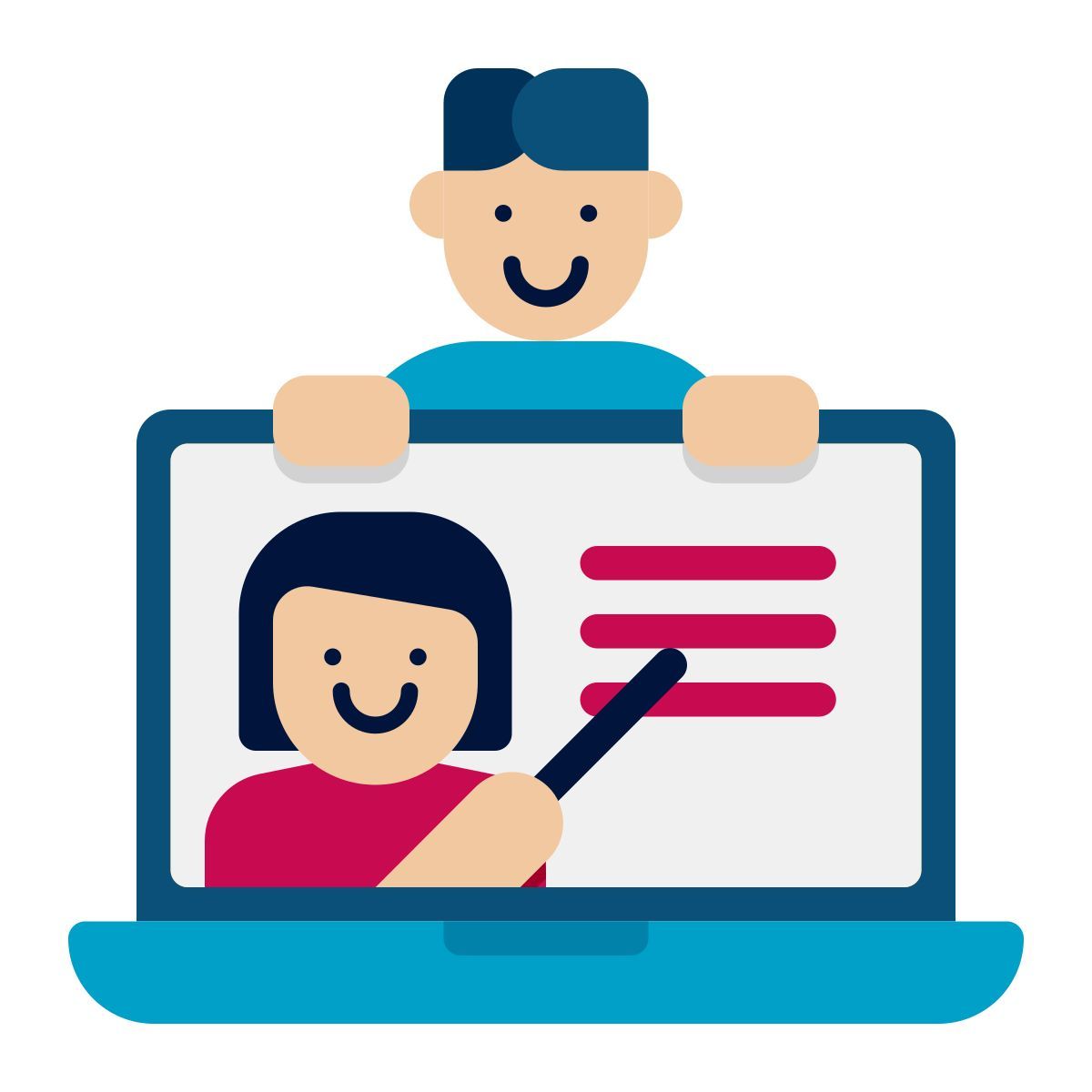 online lesson icon