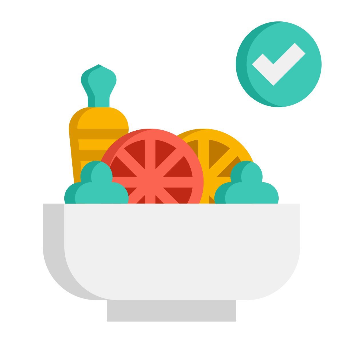 comida cruda icon