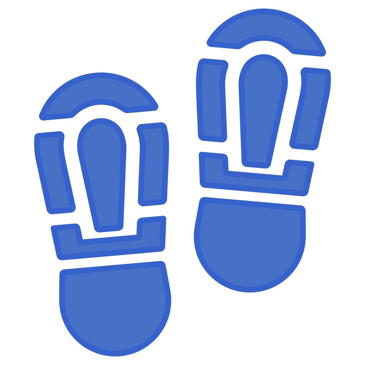 shoe print icon