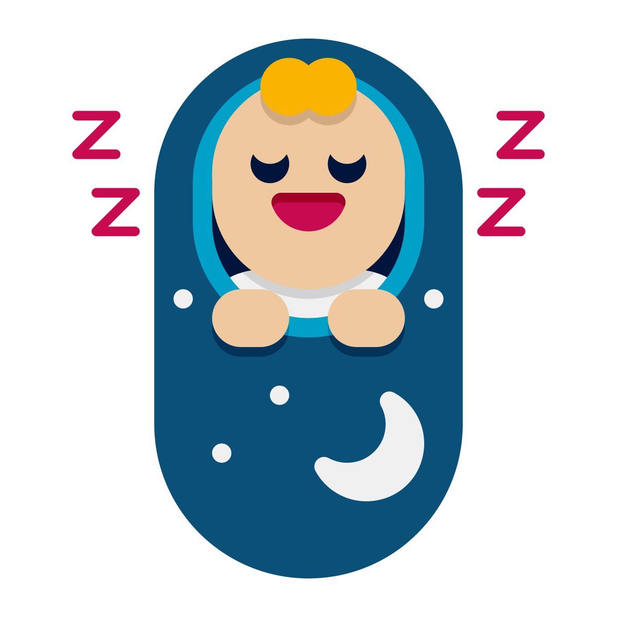 sleeping baby icon