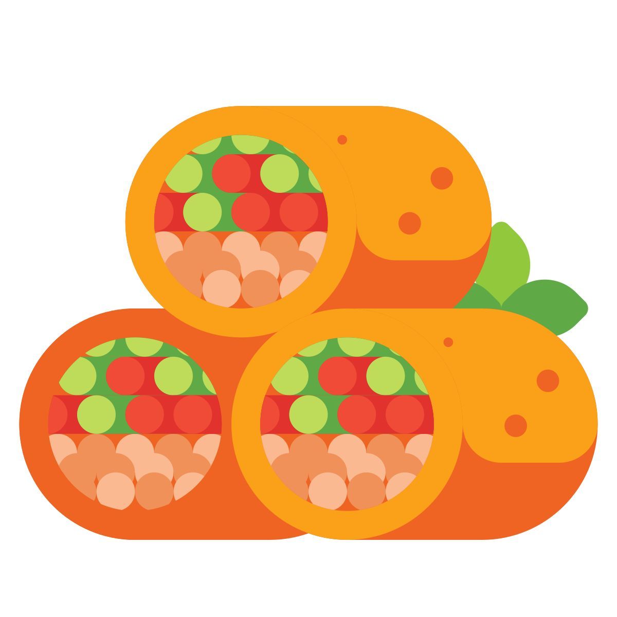 spring rolls icon