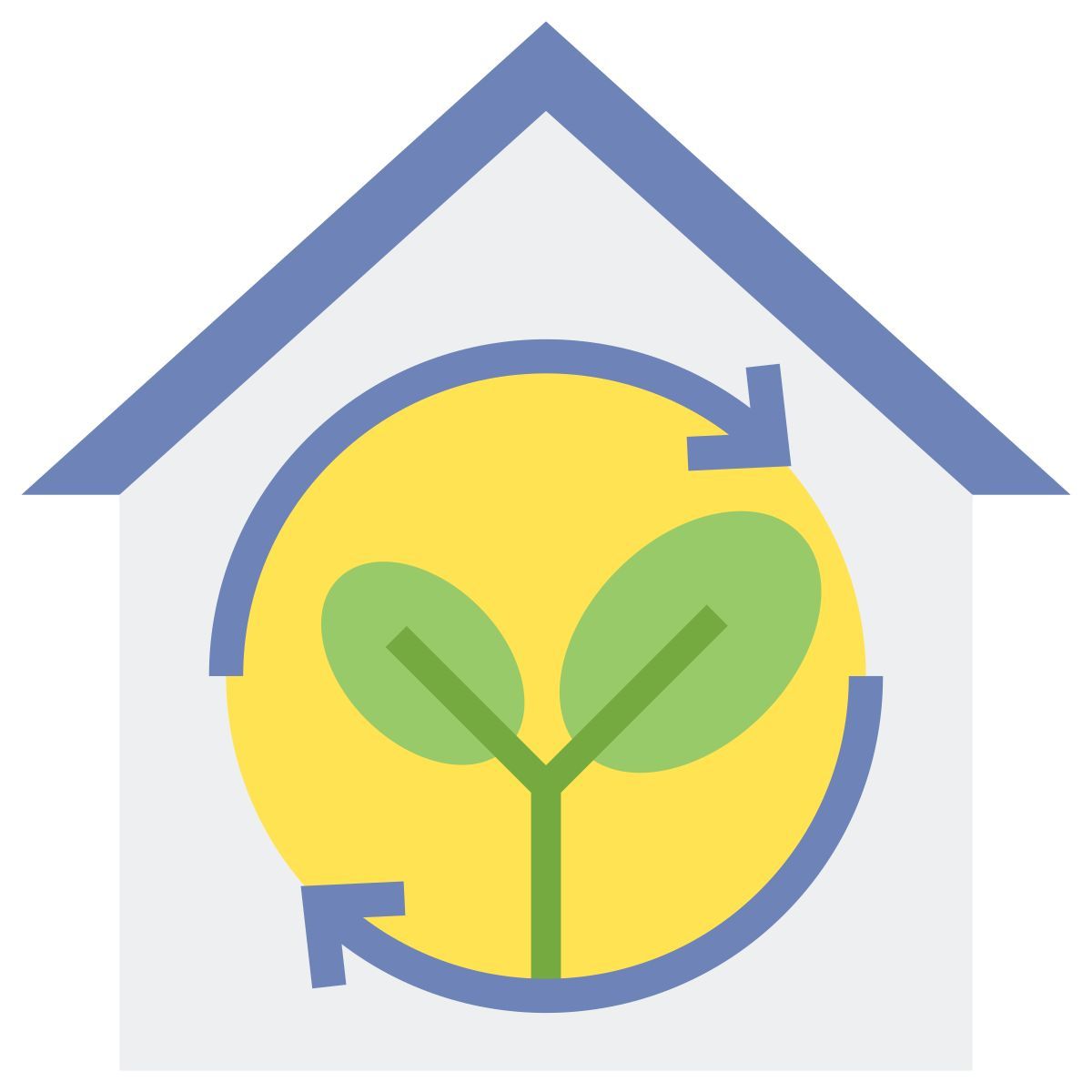 casa sostenibile icon